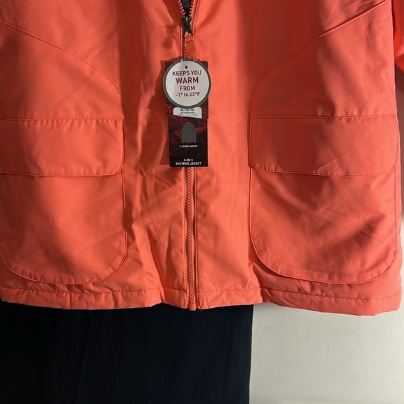 NEW Girls’ 3-in-1 Systems Jacket/Coat from Swiss Tech Size 14/16 - Picture 3 of 12